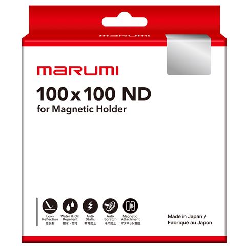 Fotografie Ploeg Benelux B.V. marumi magnetische grijs filter nd1000 100x100 mm full 156246 verpakking 37839 548