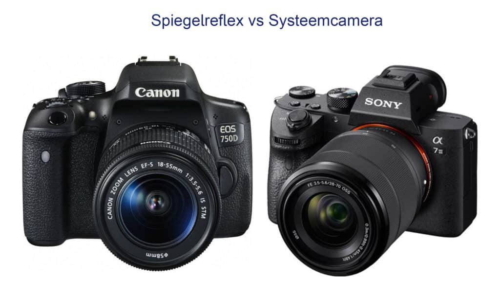 Spiegelreflexcamera of een systeemcamera welke is de beste optie?