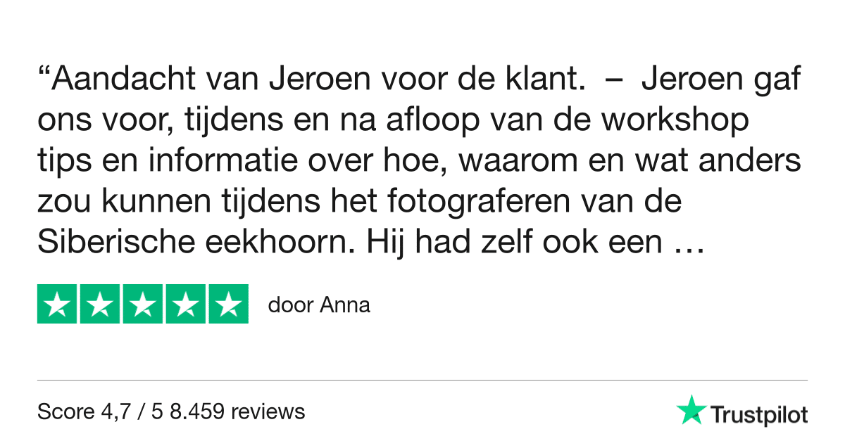 Fotografie Ploeg Benelux B.V. Trustpilot Review Anna