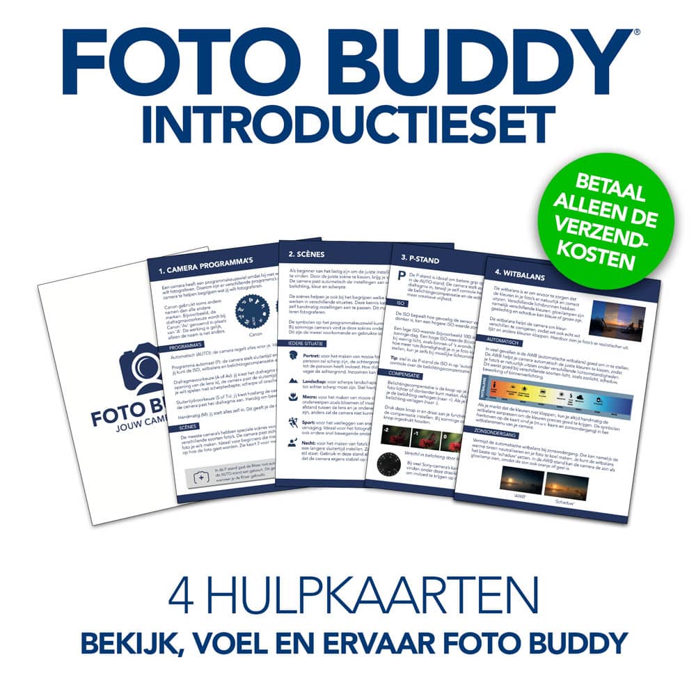 Foto Buddy - introductieset 1 Fotografie Ploeg Benelux B.V. Foto Buddy Introductieset vierkant groen 1