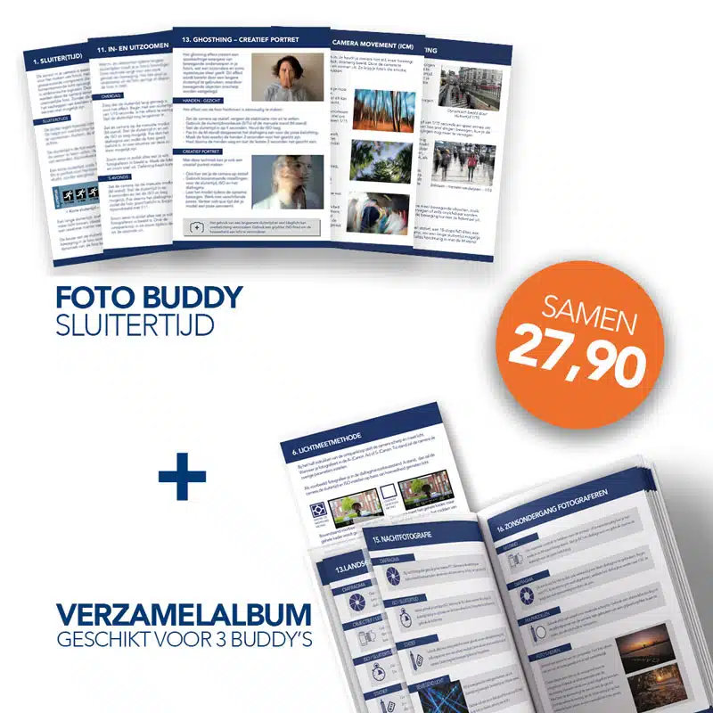 Foto Buddy Sluitertijd 13 Fotografie Ploeg Benelux B.V. Combi Sluitertijd Album