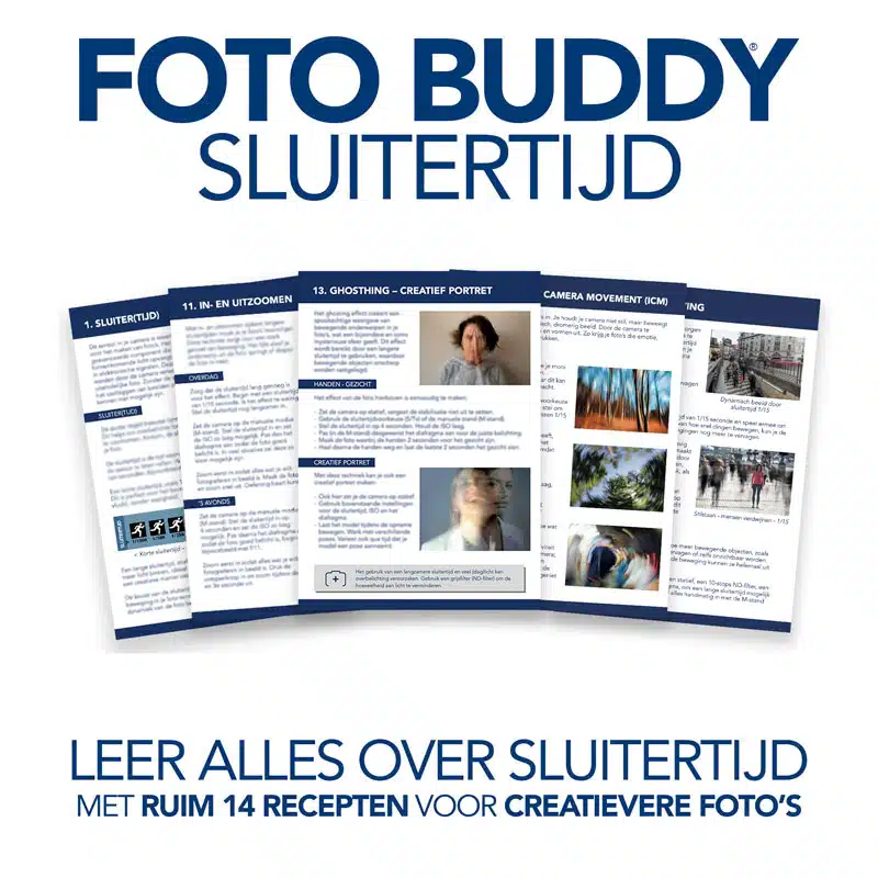 Foto Buddy Sluitertijd 14 Fotografie Ploeg Benelux B.V. Foto Buddy Sluitertijd Promo vierkant