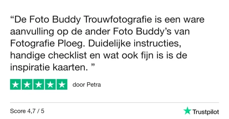 Foto Buddy Trouwfotografie 22 Fotografie Ploeg Benelux B.V. Trustpilot Review Petra