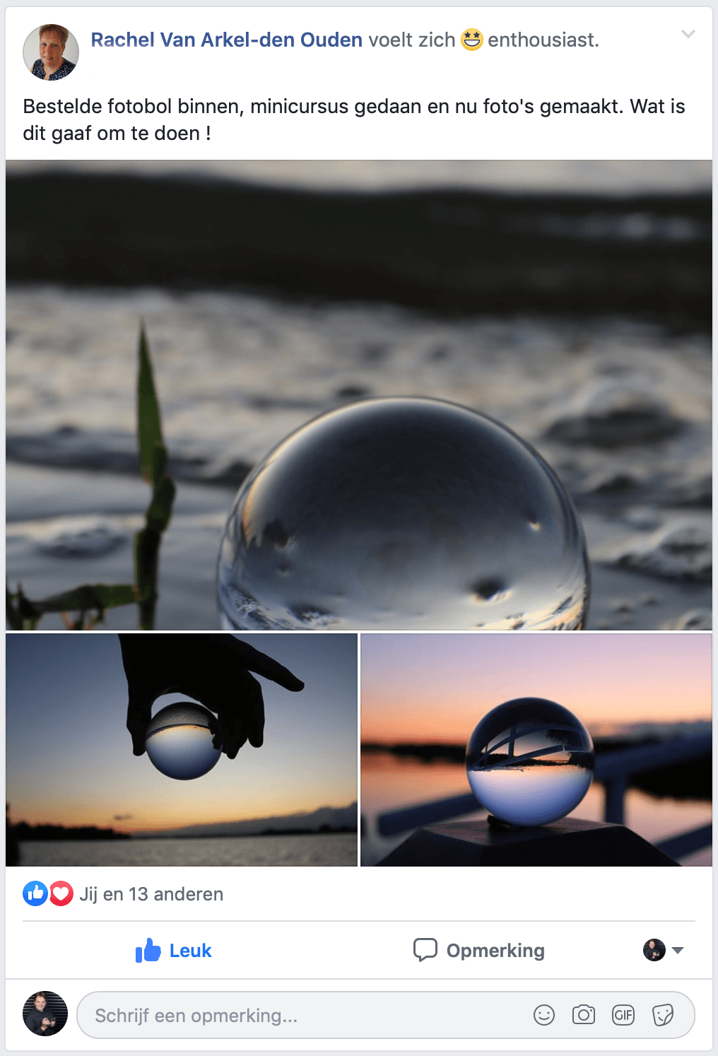 Fotografie Ploeg Benelux B.V. Voorbeeld Glazenbol Lensbal 2 1
