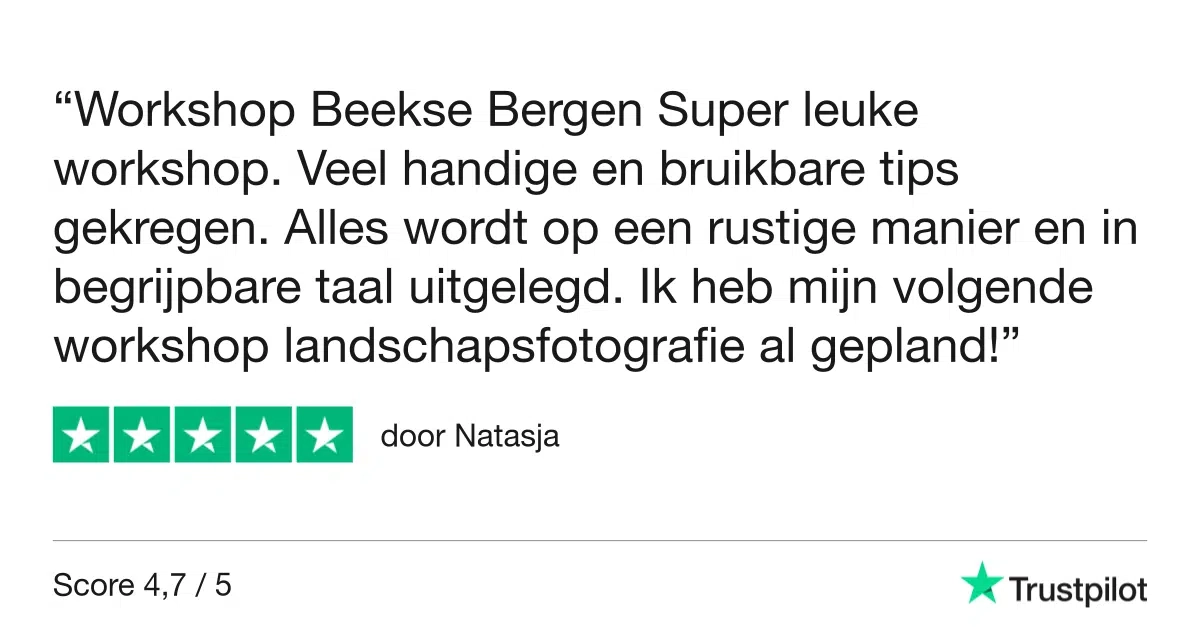 Workshop Dierenfotografie - Beekse Bergen 15 Fotografie Ploeg Benelux B.V. Workshop Beekse Bergen Trustpilot Review Natasja