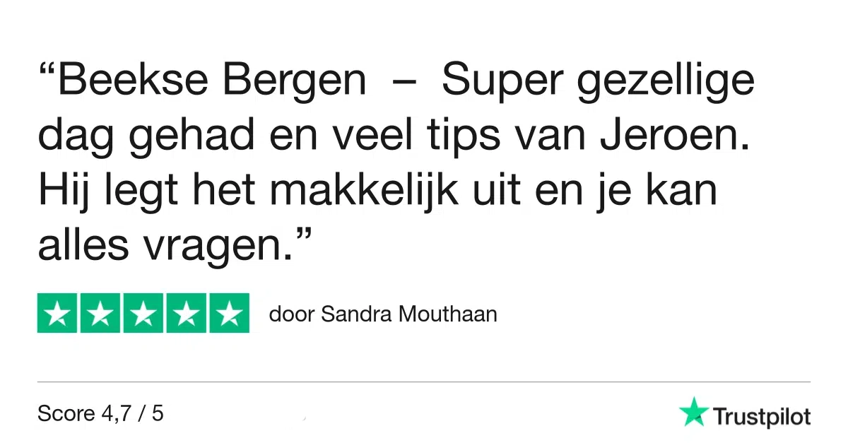 Workshop Dierenfotografie - Beekse Bergen 14 Fotografie Ploeg Benelux B.V. Workshop Beekse Bergen Trustpilot Review Sandra Mouthaan