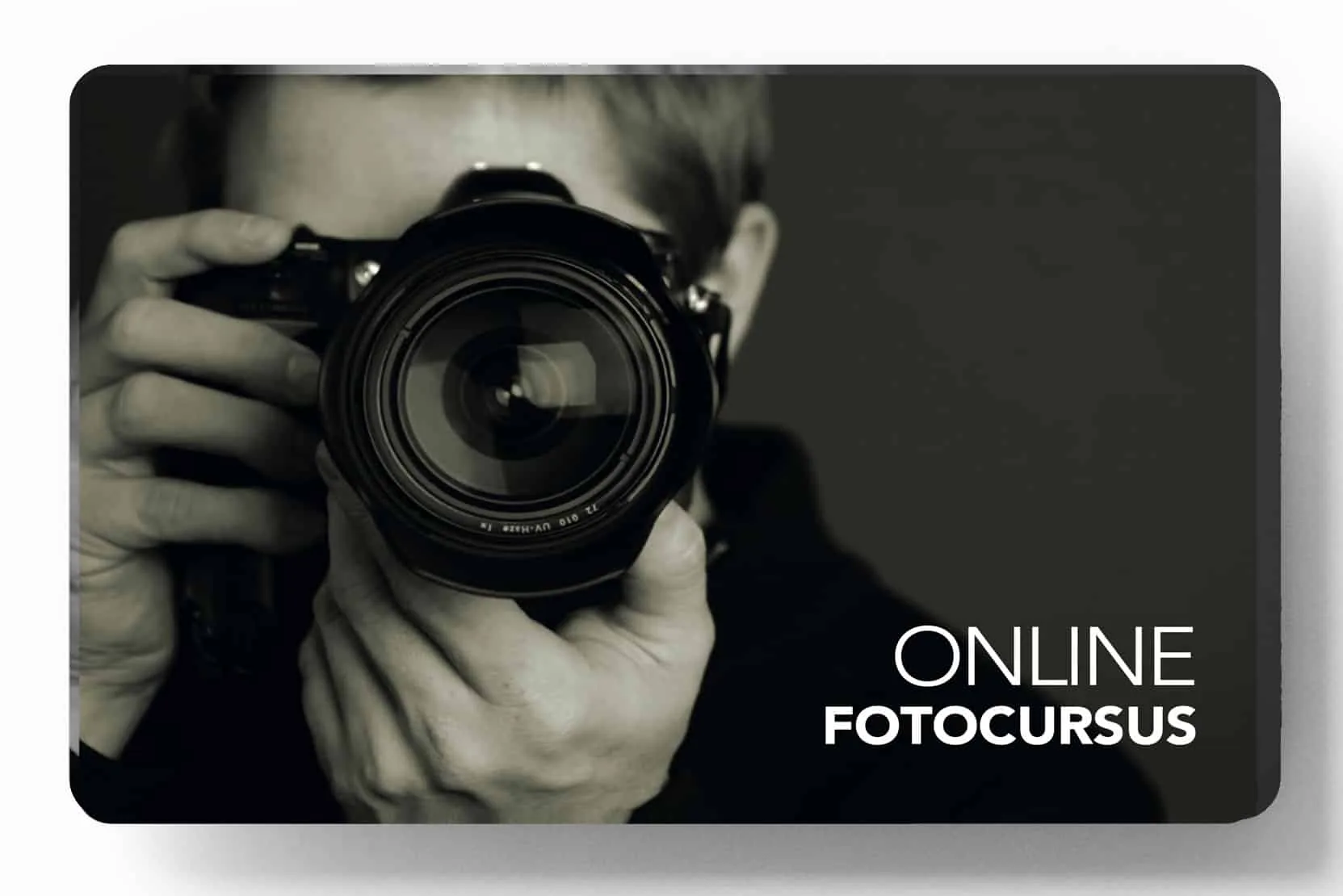 Cadeaubon - Online Cursus Portretfotografie