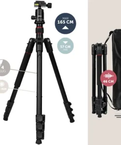 Statief 180 cm - Driepoot, Monopod en Macrostatief 19 Fotografie Ploeg Benelux B.V. statief 165cm monopod macrofotografie