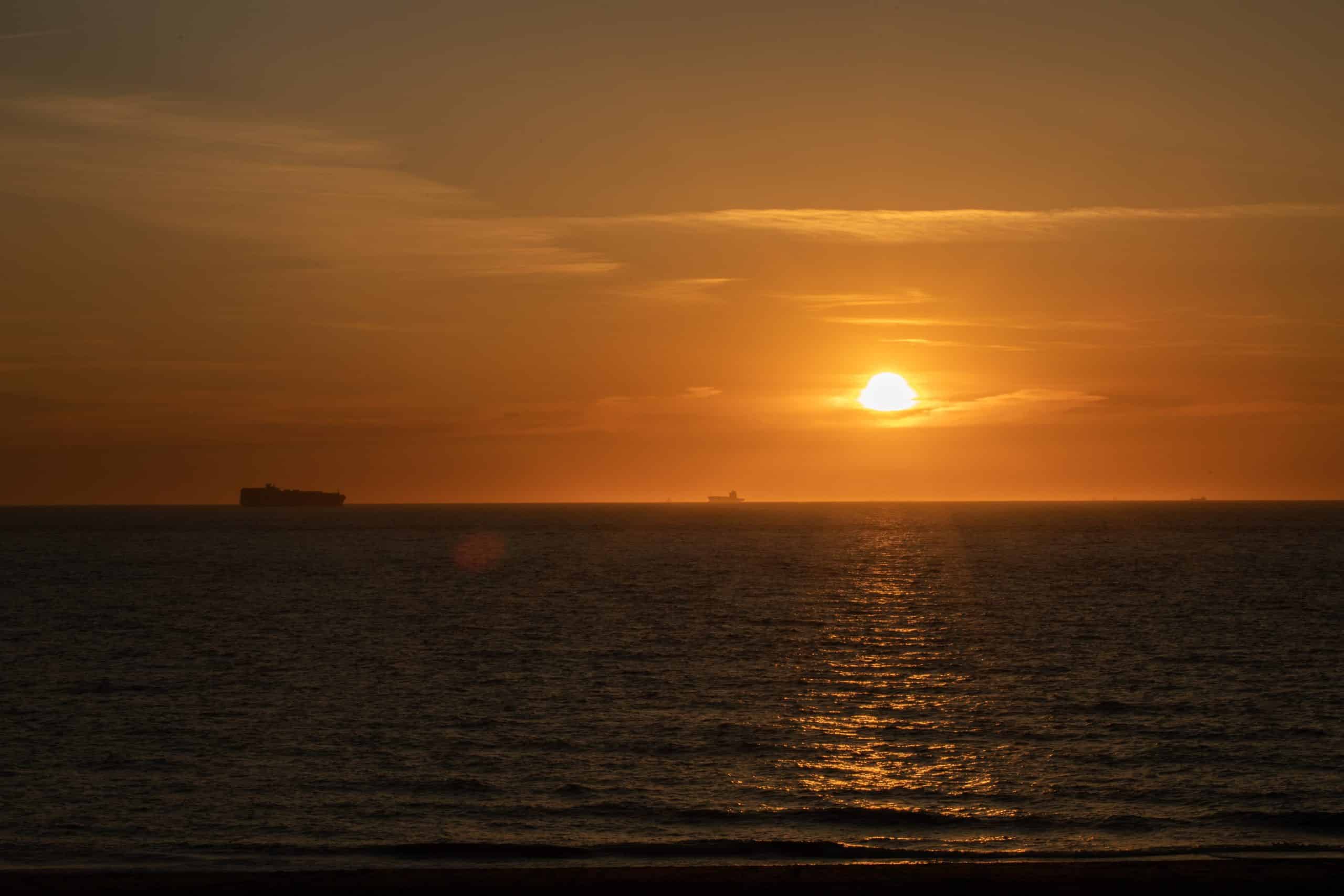 Zonsondergang fotograferen - klein diafragma