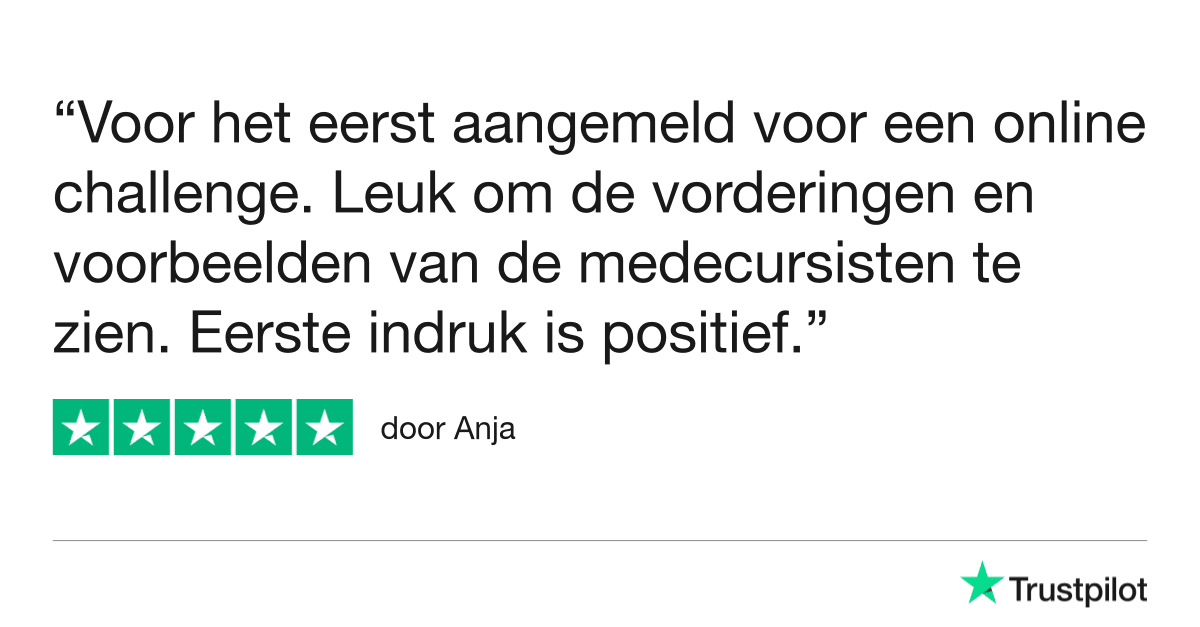 Fotografie Ploeg Benelux B.V. Trustpilot Review Challenge 1 Anja