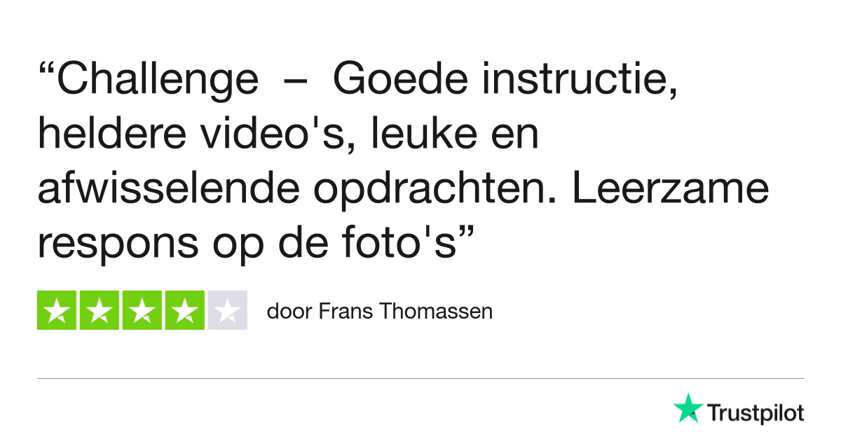 Fotografie Ploeg Benelux B.V. Trustpilot Review Challenge 1 Frans Thomassen
