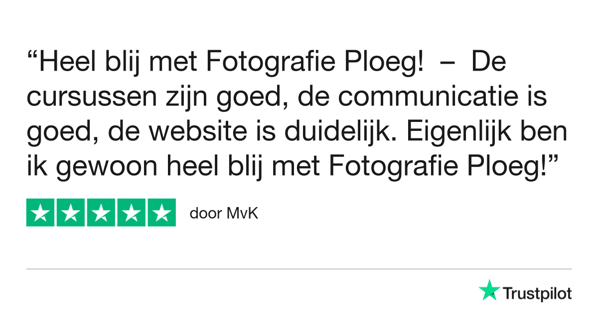 Fotografie Ploeg Benelux B.V. Trustpilot Review MvK