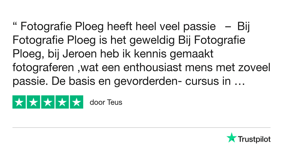 Fotografie Ploeg Benelux B.V. Trustpilot Review Teus