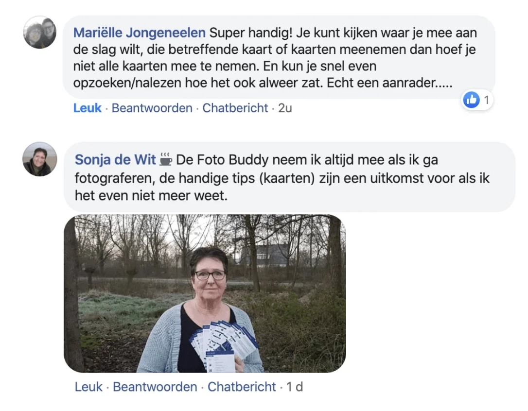 Ervaring van een fotograaf met Foto Buddy