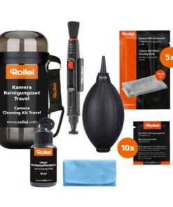 Rollei Camera Cleaning Travel Kit met reinigingsmiddelen en opbergetui